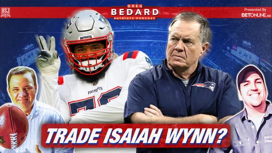 .@betonline_ag Podcast: Bedard Patriots Pod - Is it time to move on from Isaiah Wynn? taken at BSJ Headquarters (Patriots)